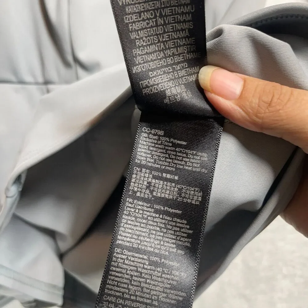 Marmot Womens Zenyatta Hoodie Large Gray Half Zip Softshell Windproof Jacket - Picture 11 of 15